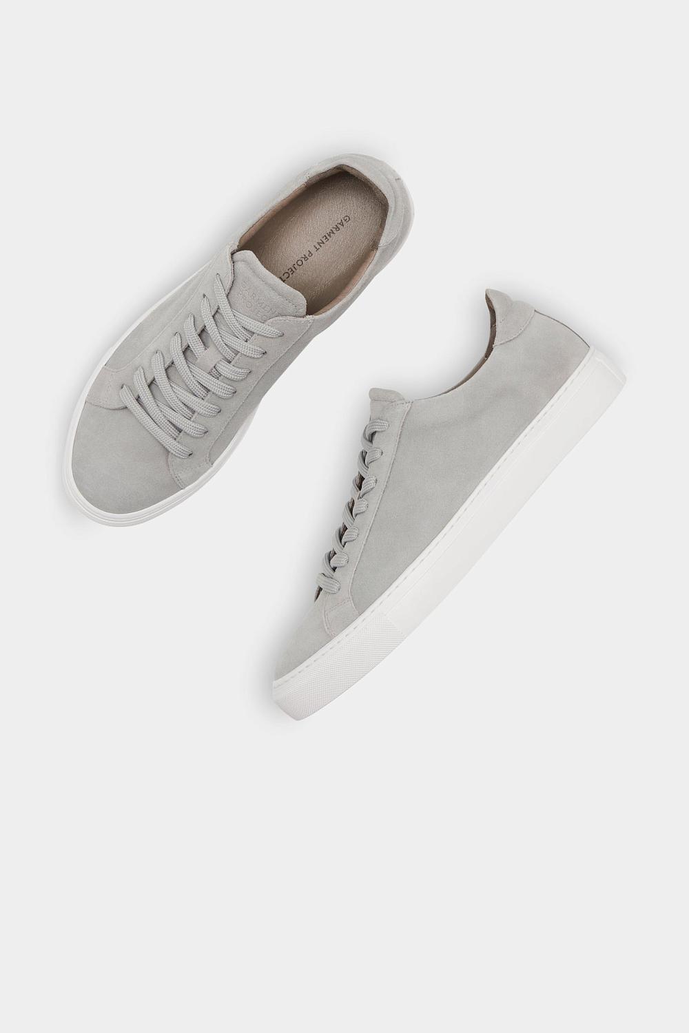 Type Light Grey Suede Garment Project Herre Retro